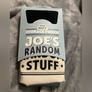 Top Guy Joe’s Random Personalized Polyester/Cotton Storage Pouch, new in package